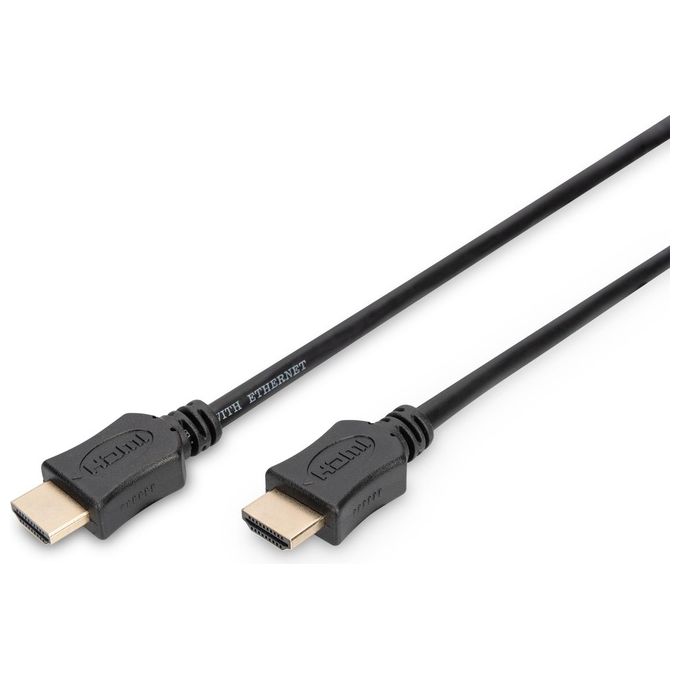 Digitus Cavo Di Collegamento Hdmi 3d Con Ethernet Connettori Placcati Oro Mt. 5