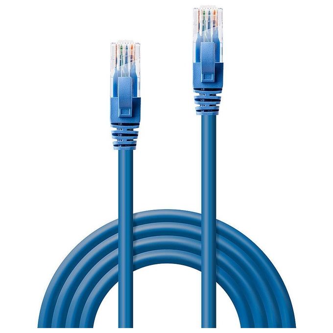 Lindy Cavo di Rete Cat.6 U-Utp 2mt Blu
