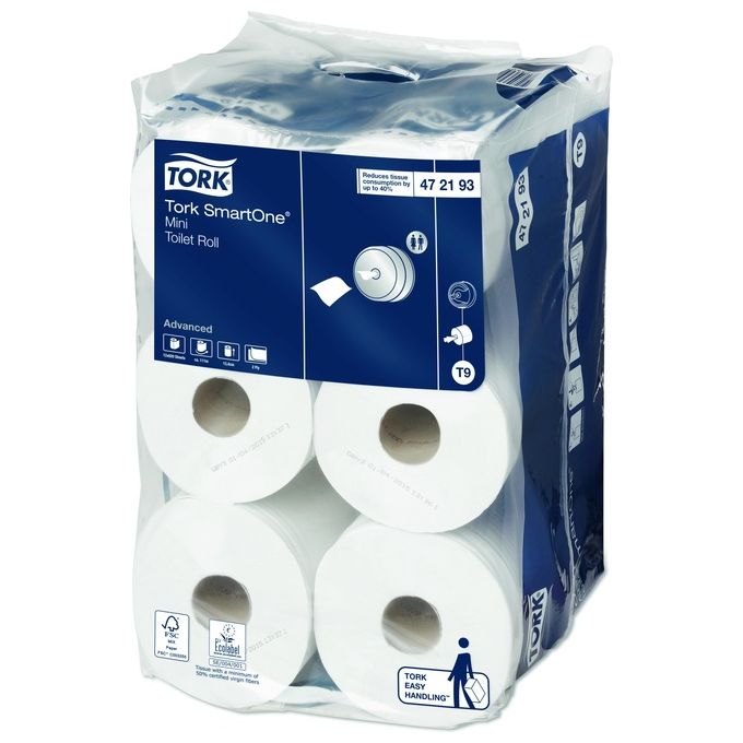 Tork Confezione 12 Rotolo Carta Igienica SmartOne Mini