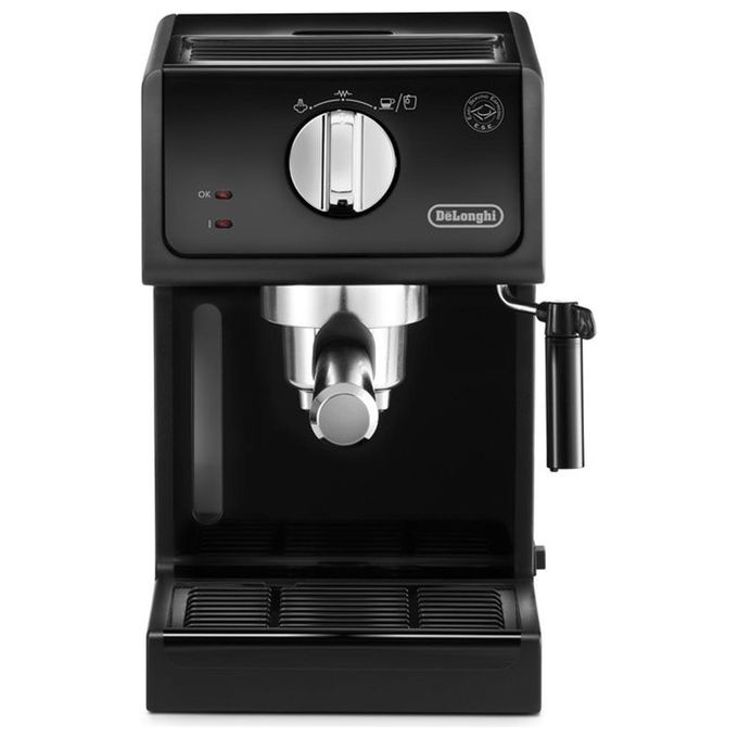 DeLonghi ECP31.21 Espresso Macchina da Caffe' Sistema Manuale Potenza 1100 W Capacita' 1,1 Litri Thermoblock Cappuccino System Nero