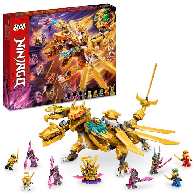 LEGO Ultra drago d'oro di Lloyd