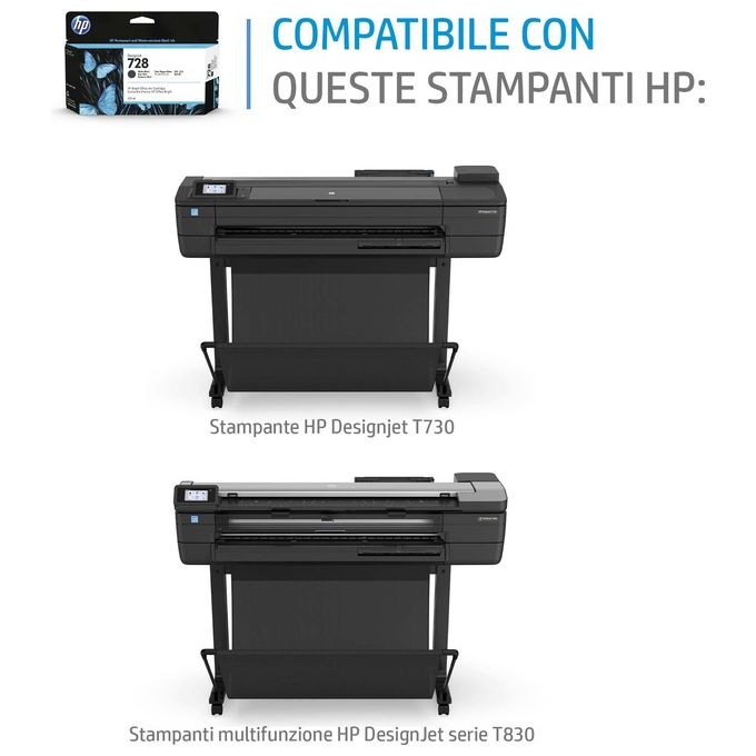 HP 728 300-ml Matte Black Designjet