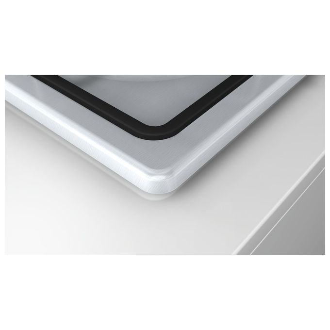 Siemens EG6B5PB60 Piano Cottura a Gas 60cm 4 Fuochi con Finitura Ghisa Inox