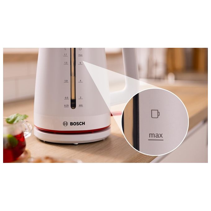 Bosch TWK3M121 MyMoment Bollitore 17 Litri 2400W Bianco