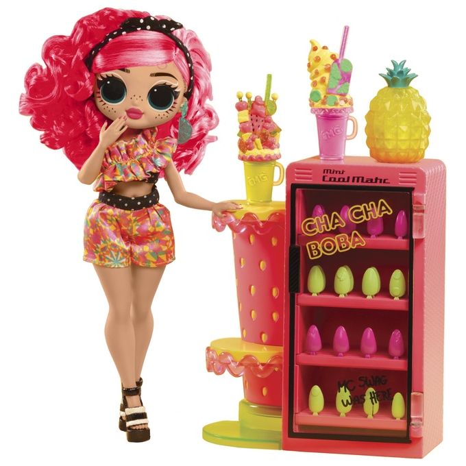 MGA Bambola L.O.L. Surprise! OMG Sweet Nails Pinky Pops Fruit Shop