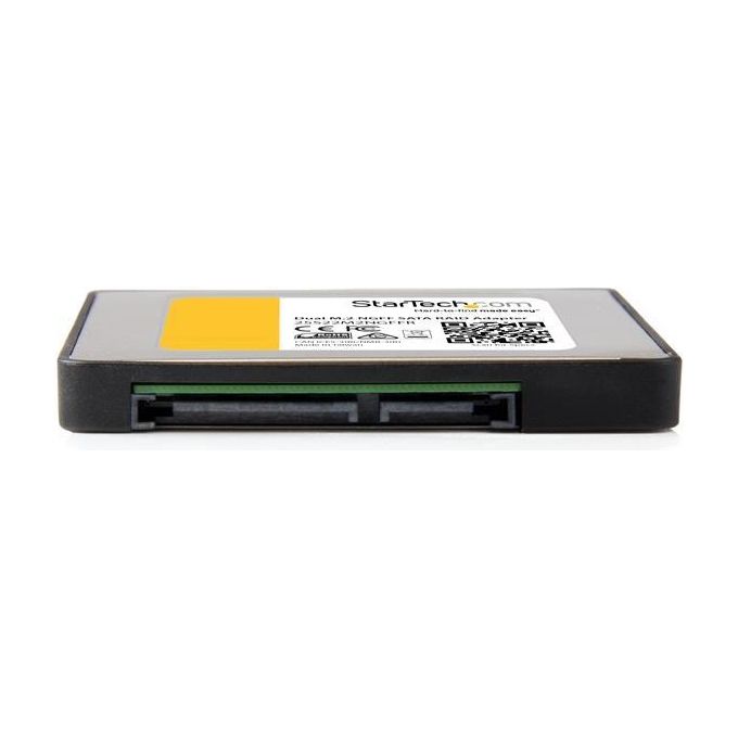 Startech Adattatore Sata Dual M.2 Ngff con Raid 2x M2 Ssd a 2,5
