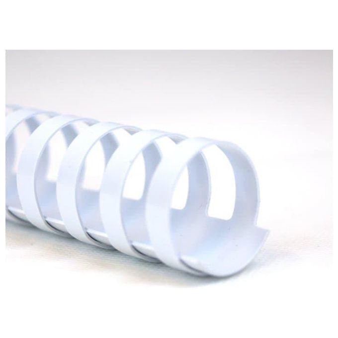 Gbc Cf100 Dorsi Plastici 22mm Bianco