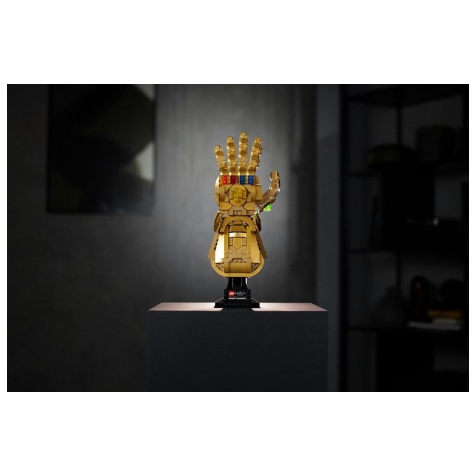 LEGO Super Heroes Marvel 76191 Guanto dell'Infinito di Thanos, Modello da Costruzione Avengers da Collezione, Set per Adulti