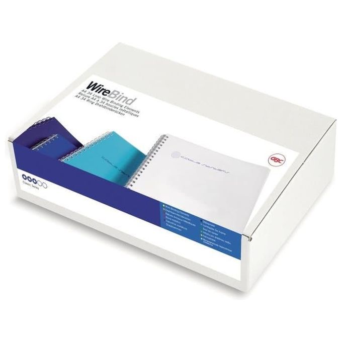 Gbc Cf100 Dorsi Metallici 9 5mm Argen