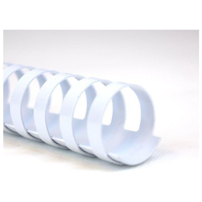 Gbc Cf100 Dorsi Plastici 8mm Bianco