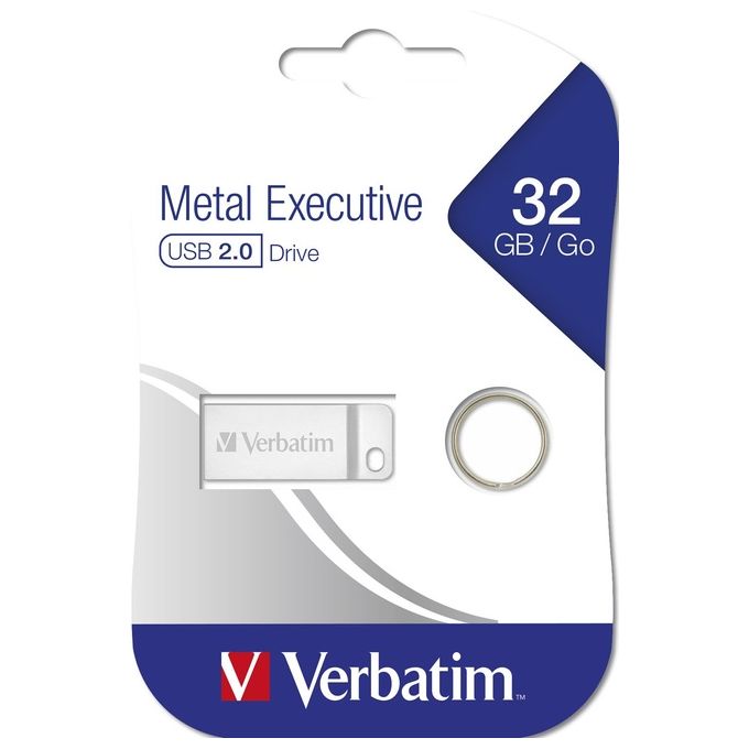 Verbatim Memory Usb-32Gb-metal Silver 2.0