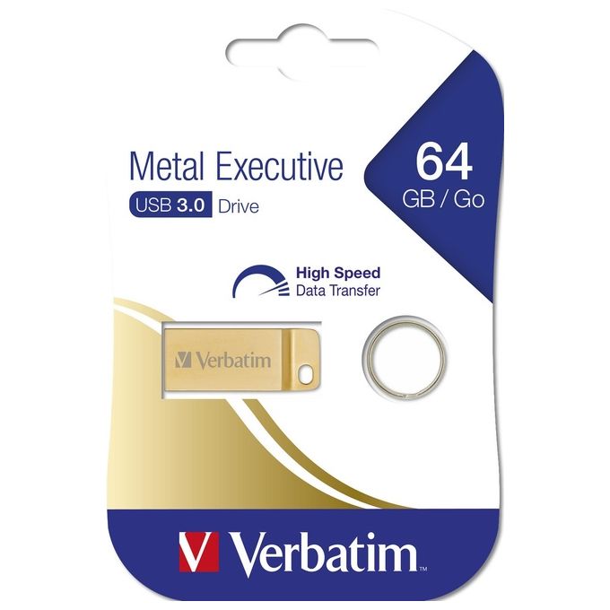 Verbatim Memory Usb-64Gb-metal Executive