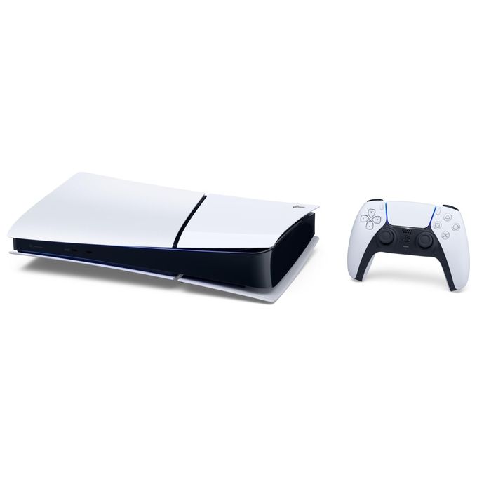 Sony PlayStation 5 Slim Digital Edition, Bundle Fortnite Flowering Chaos, 825GB, Nero-Bianco