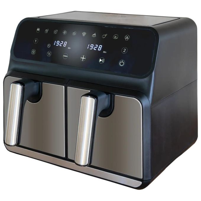 Unold 58685 Friggitrice ad Aria Calda Doppia Camera TWIN ZONE