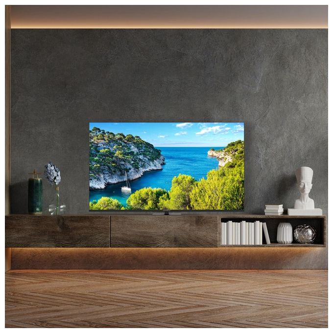 Thomson 65UG5C14 Smart TV 65 Pollici 4K Ultra HD Display LCD Sistema Google TV HDR10 Wi-Fi Classe F colore Nero