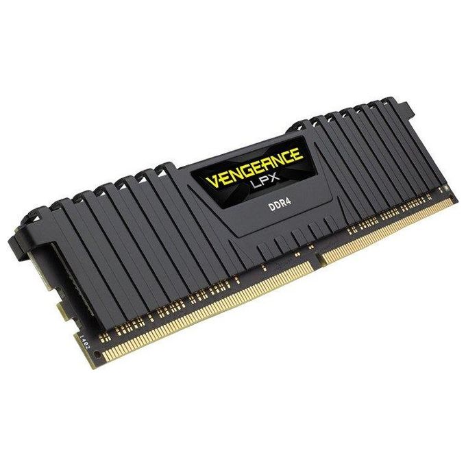 Corsair Vengeance LPX CMK8GX4M1A2400C16 Memoria RAM da 8GB, DDR4, 2400 MHz, Nero