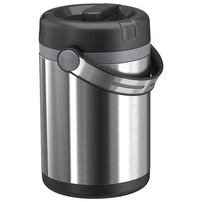 Emsa Mobility Portavivande Termico Acciaio Inox 1,7 Litri Nero-Antracite