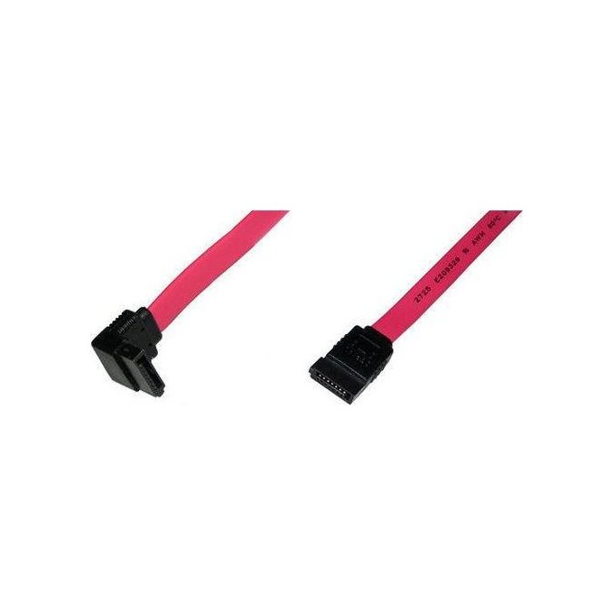 Digitus Cavo Serial Ata 7 Poli 300 Mbps Con Connettore Angolato 90 Gradi Mt. 0,50 (Aksata050Dl)