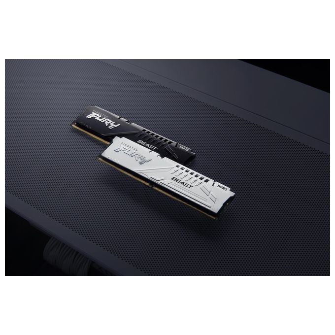 Kingston FURY Beast Black EXPO DDR5 16GB (2x8GB) 6000MT-s DDR5 CL36 DIMM Memoria Gaming per Computer Fissi Kit da 2 - KF560C36BBEK2-16 Nero 16GB Kit da 2 6000MT-s (AMD EXPO Certified)