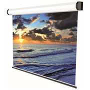 Sopar 5200 Schermo Professionale ad Avvolgimento Elettrico a Parete o a Soffitto 200x200 cm Scocca in Alluminio Anodizzato