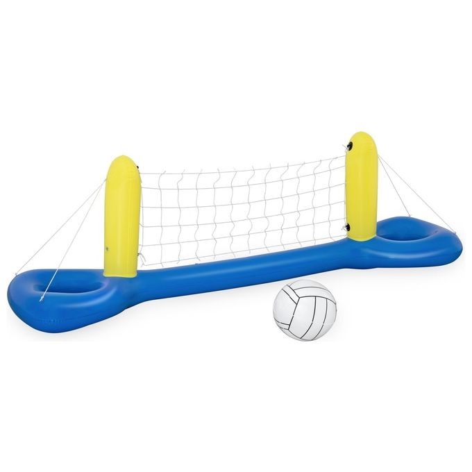 Bestway Rete da Pallavolo Galleggiante Blu e Giallo
