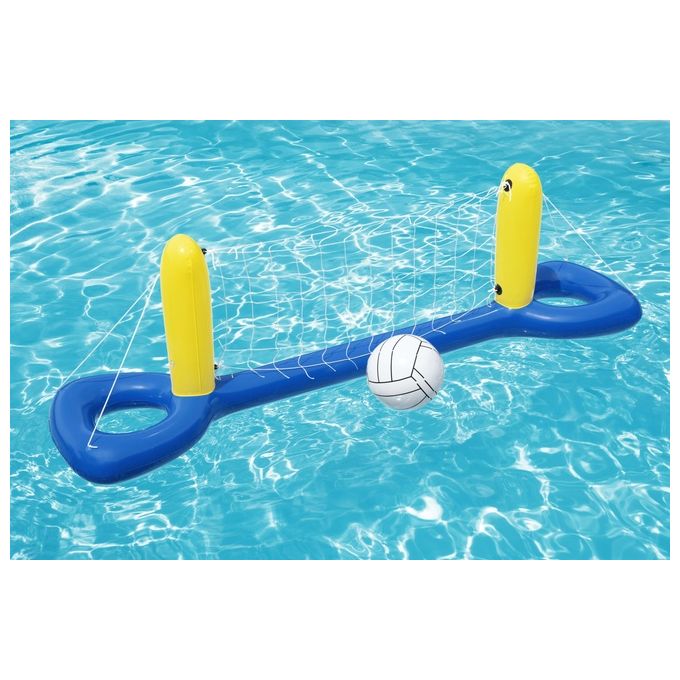 Bestway Rete da Pallavolo Galleggiante Blu e Giallo