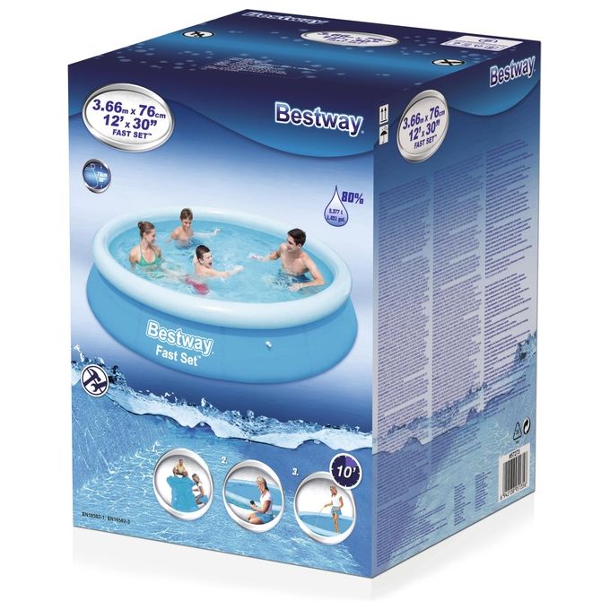 Bestway Fast Set 57273 Piscina Rotonda 366x76cm