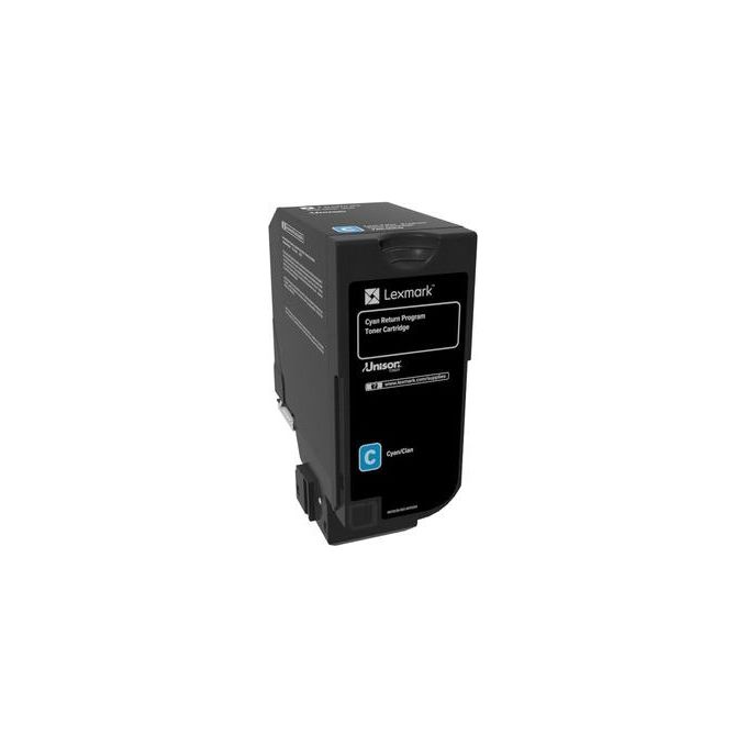 Lexmark 74C20C0 Toner 1 Pezzo Originale Ciano
