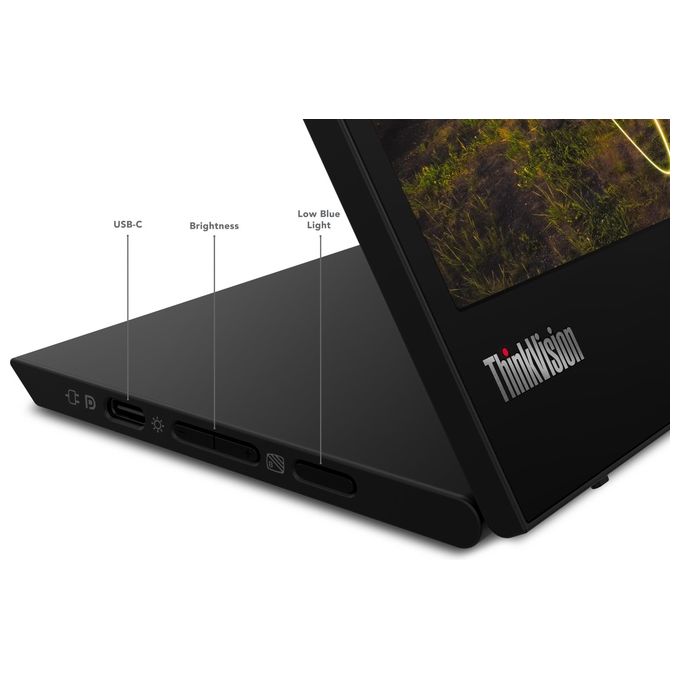 Lenovo ThinkVision M15 Monitor Piatto per Pc 15.6'' 1920x1080 Pixel Full Hd Led Nero