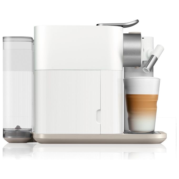 DeLonghi EN 640.W Gran Lattissima Macchina da caffe' Nespresso Bianca Pannello Intuitivo Spegnimento Automatico