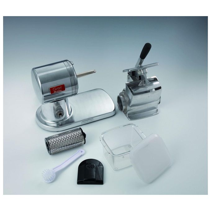 Ariete 449 Gratì Superior Grattugia Elettrica Professionale 350W Alluminio Argento - Yeppon