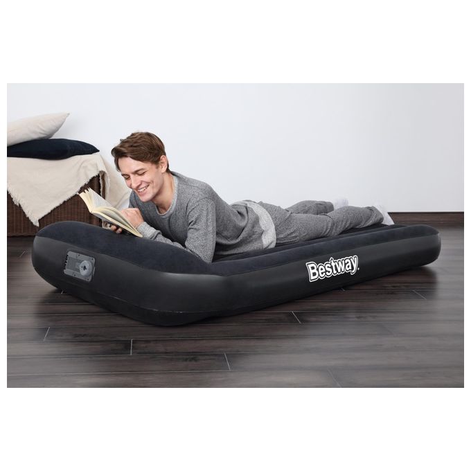 Bestway Airbed Tritech Letto Gonfiabile Singolo 188x99x30cm Grigio