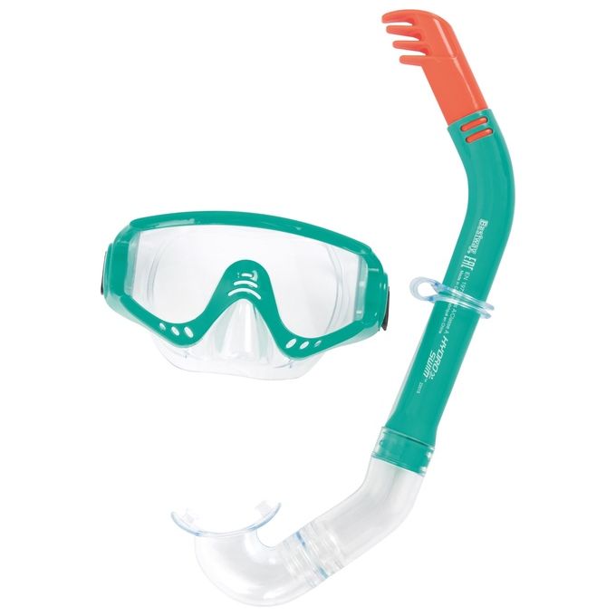Bestway Hydro Swim Set Maschera e Boccaglio Secret Bay Snorkel 2 Colori Assortiti