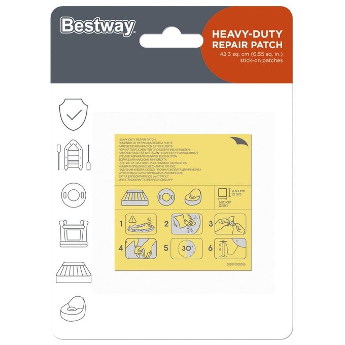 Bestway kit Ripara Piscina 62068 Toppe Riparazione