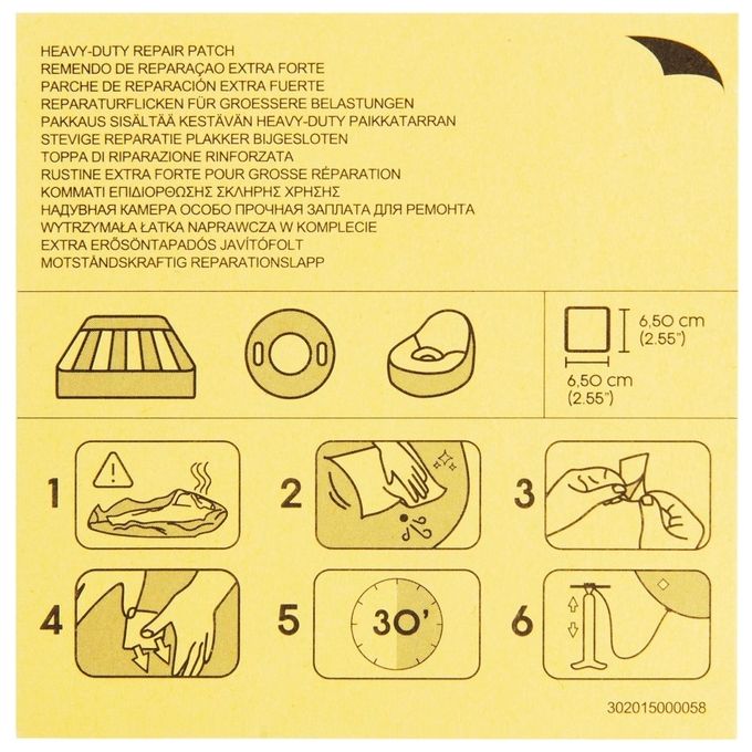 Bestway kit Ripara Piscina 62068 Toppe Riparazione