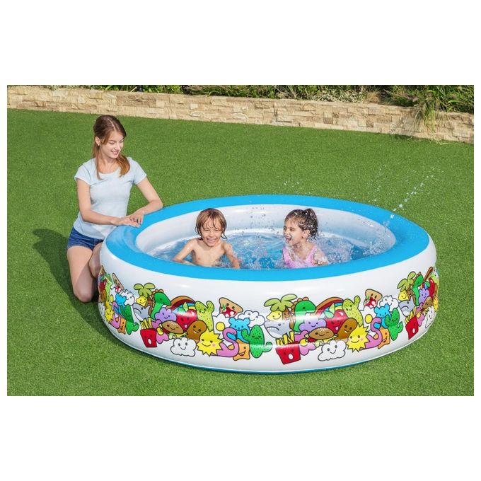 Bestway Piscina Tonda Play Pool 196 H 53