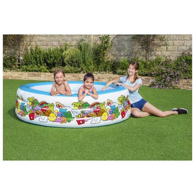 Bestway Piscina Tonda Play Pool 196 H 53