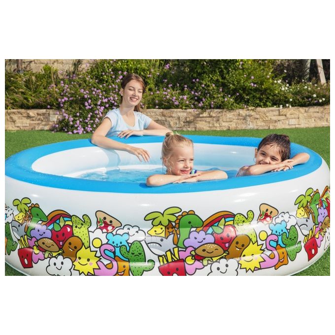 Bestway Piscina Tonda Play Pool 196 H 53