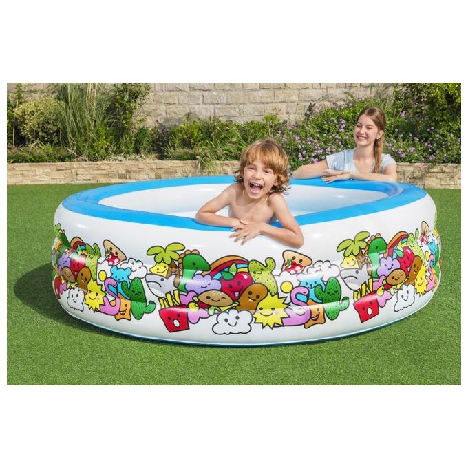 Bestway Piscina Tonda Play Pool 196 H 53