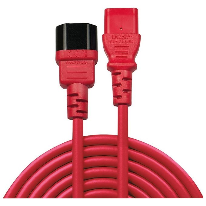 Lindy Prolunga IEC Rossa 2mt