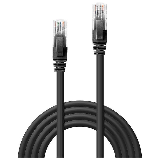 Lindy Cavo di Rete Cat.6 U-UTP Nero 2mt