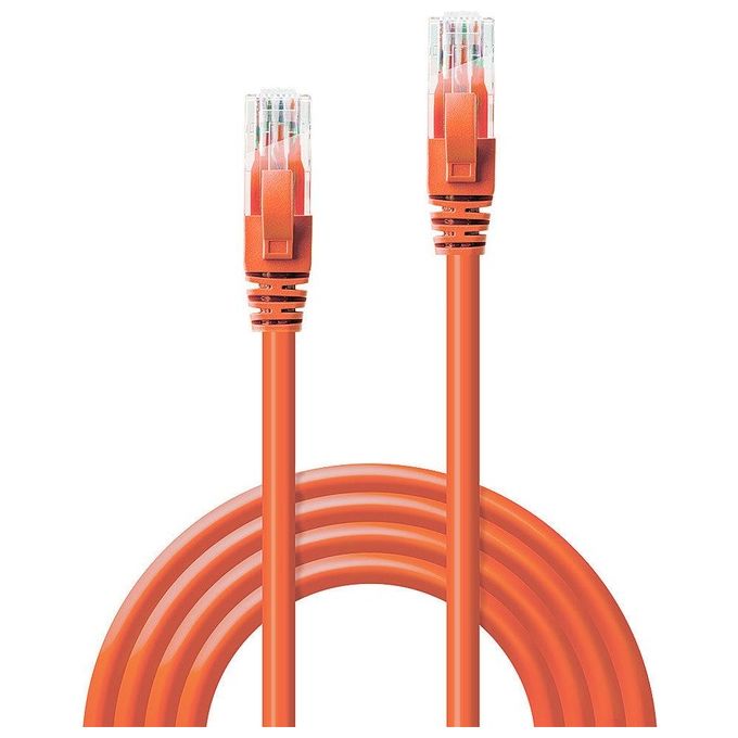 Lindy Cavo di Rete Cat.6 U-UTP Arancione 10mt