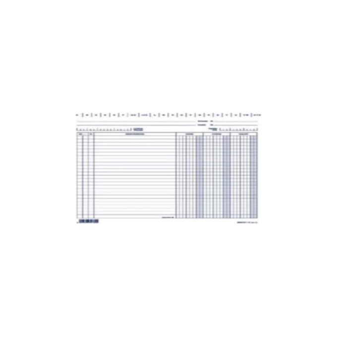 Edipro Confezione 100 Schede Dare Avere Saldo Blu