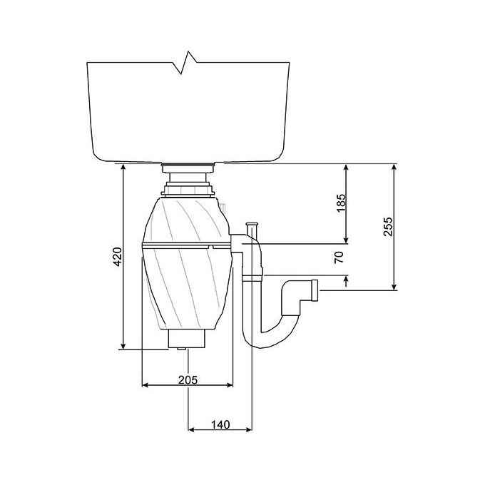 Smeg KITFD075 Tritarifiuti Motore: 3-4 HP
