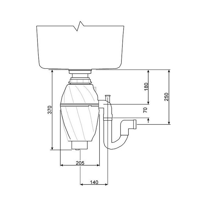 Smeg KITFD050 Tritarifiuti Motore: 1-2 HP