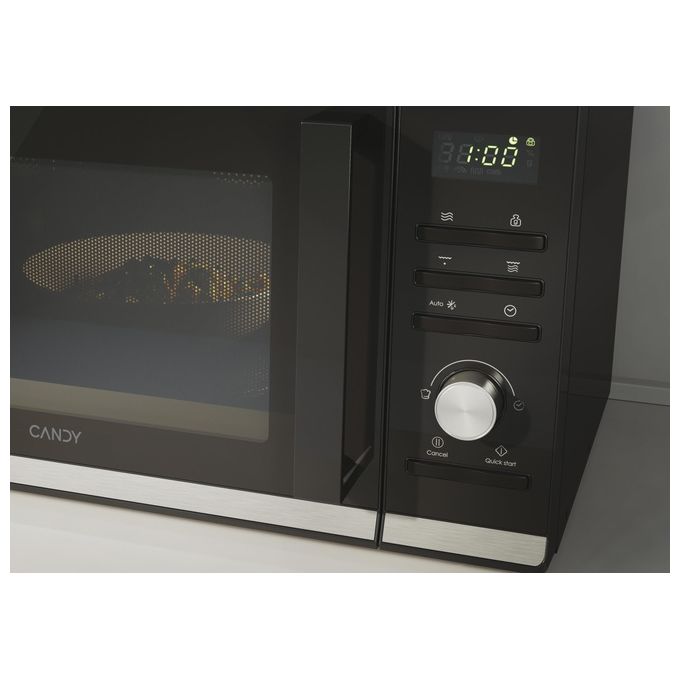 Candy CMGA23TNDB New Timeless Forno a Microonde con Grill Capacita'23 Litri Potenza 900W Elettronico Nero