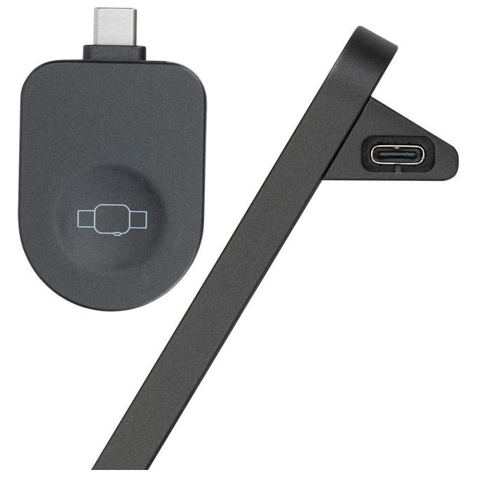Rivacase VA4916 WH3 Caricatore Wireless 3 in 1 Ricarica 3 Dispositivi Contemporaneamente Certificato Qi 15W Nero