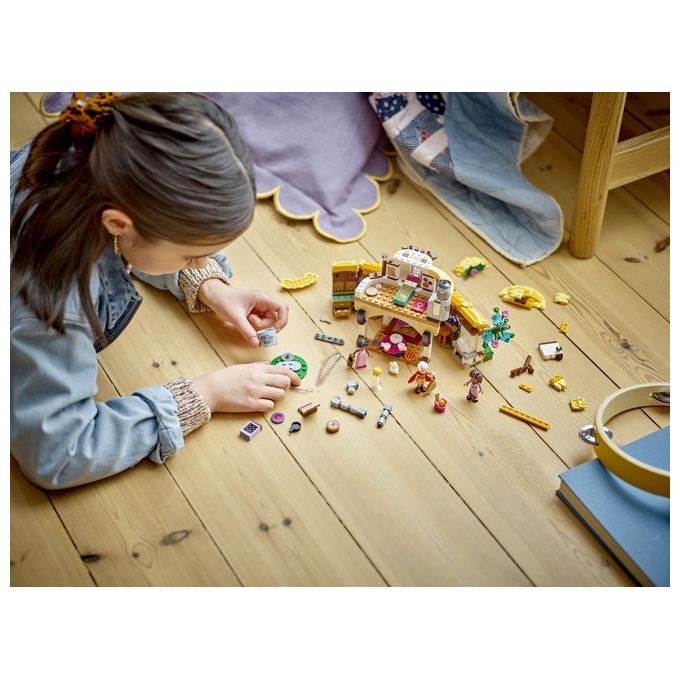 LEGO Disney Wish 43231 Il Cottage di Asha, Casa delle Bambole Giocattolo dal Film Wish, Idea Regalo per Bambine e Bambini