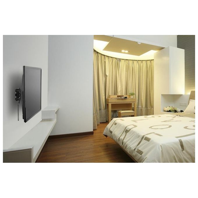 Conceptronic Supporto da Parete per Tv a Schermo Curvo 60''-100'' Nero