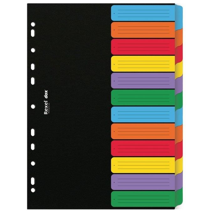 Rexel dox Divisori dox 12 Posizioni